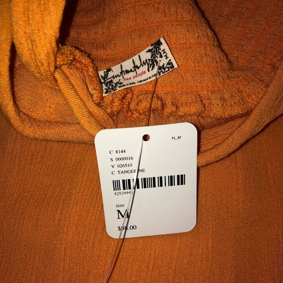 BRAND NEW Free People Tangerine Romper - Picture 3 of 5